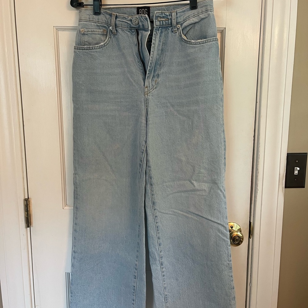 BDG Blue Flare Wide Leg Jeans